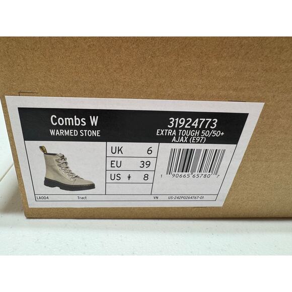 Dr. Martens Combs W Extra Tough Nylon & Ajax Leather Utility Boots –Size 8 BNIB - Picture 8 of 9